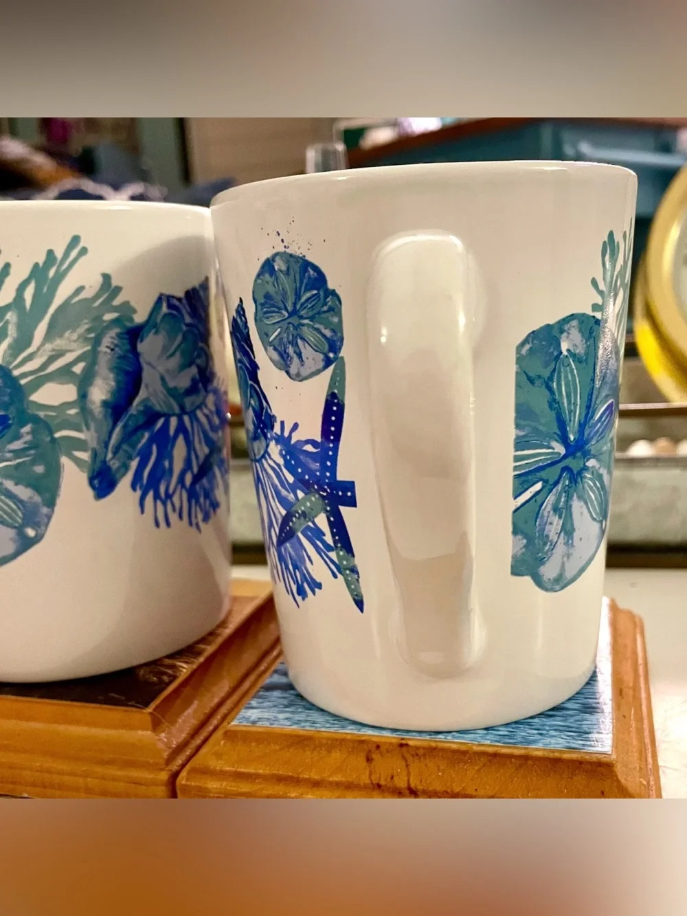 Shore Living Collection Mugs, Set of 2